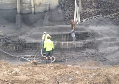Shotcrete for commercial work