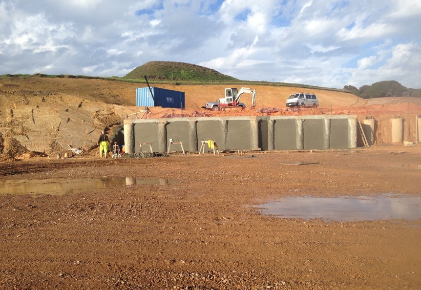 shotcrete retaining walls