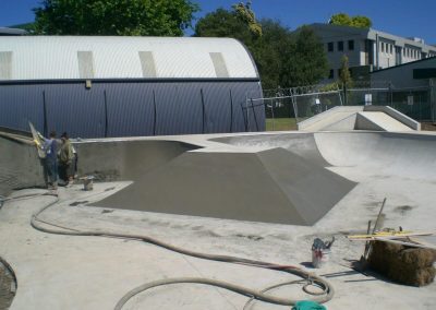 Shotcrete for skate parks