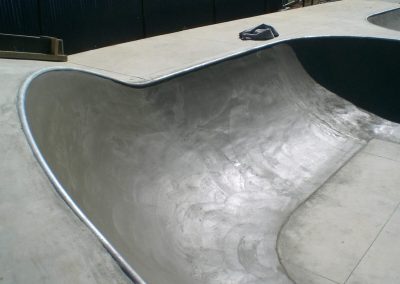 Skate parks with shotcrete