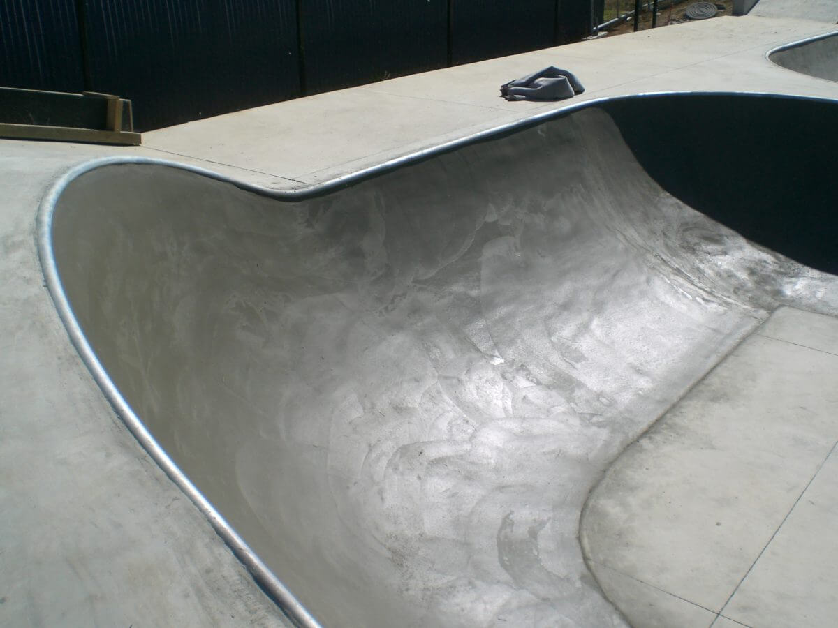 Skate parks with shotcrete